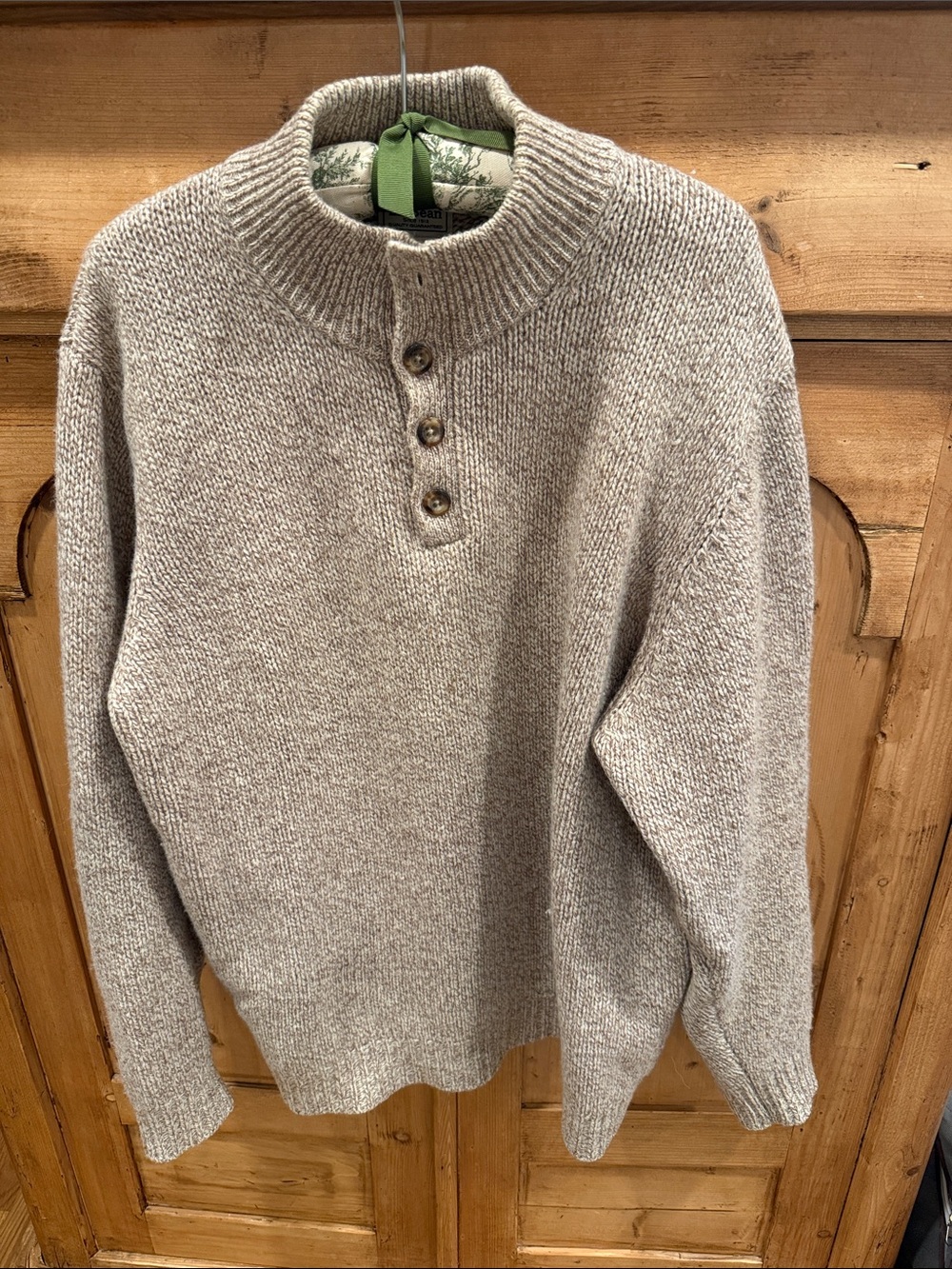 LL Bean men’s wool sweater